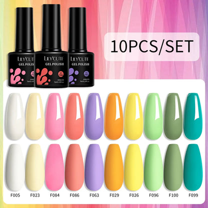 10PCS Gel Nail Polish Set