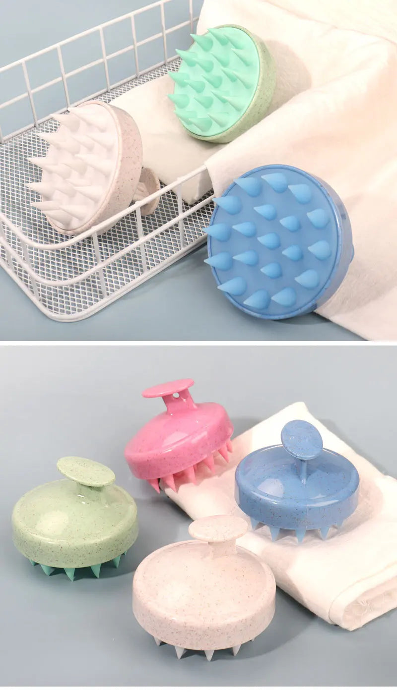 Silicone Shampoo Brush & Scalp Massager