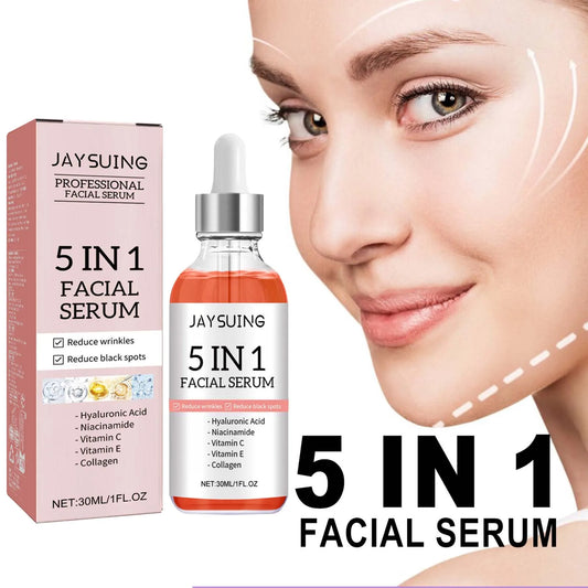 5 In 1 Facial Firming Moisturizing Brightening Serum