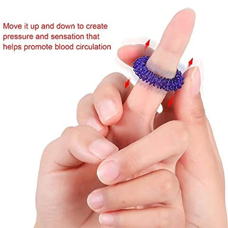 Acupressure Spiky Sensory Finger Rings