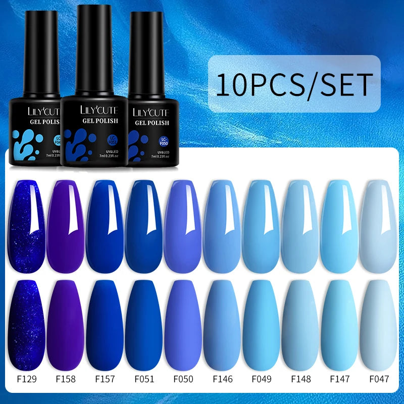 10PCS Gel Nail Polish Set