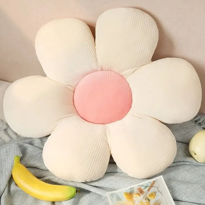 Colorful Flowers Plush Pillow