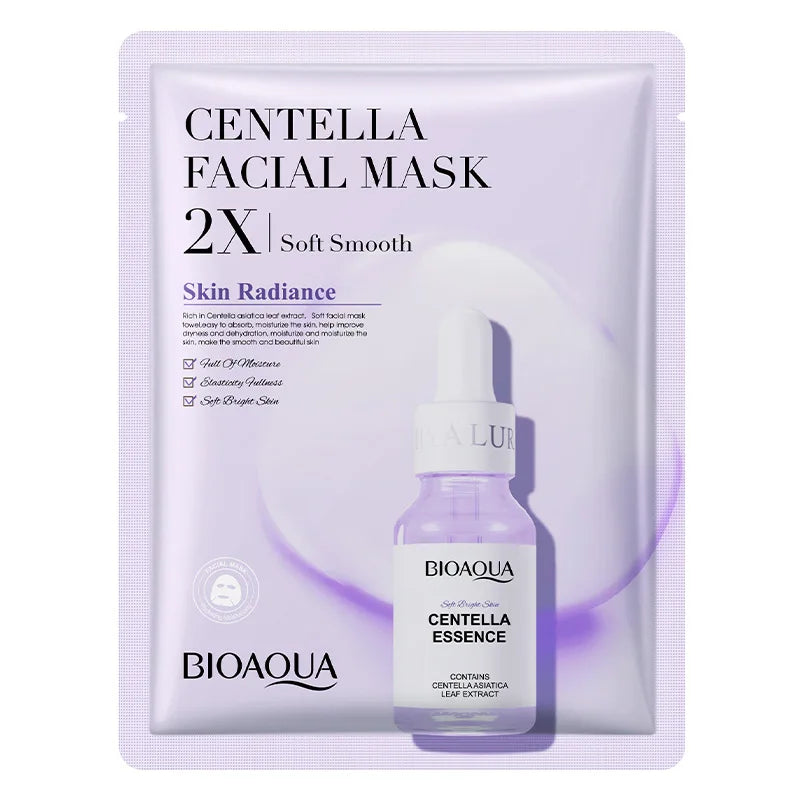 BIOAQUA Centella, Collagen, Vitamin C, Hyaluronic Acid Facial Masks