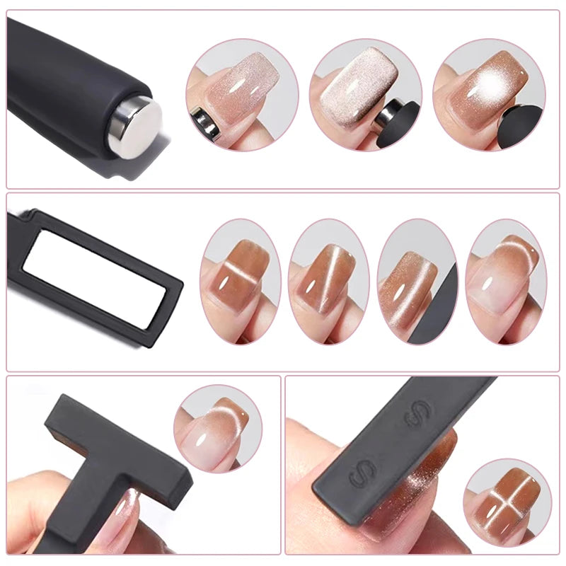 1PC Cat Eye Nail Magnetic Stick