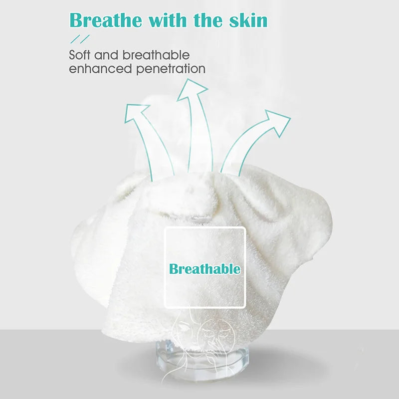 Reusable Hot and Cold Compress Face Towel Mask