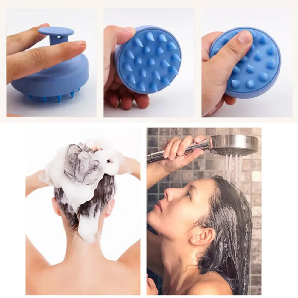 Silicone Shampoo Brush & Scalp Massager