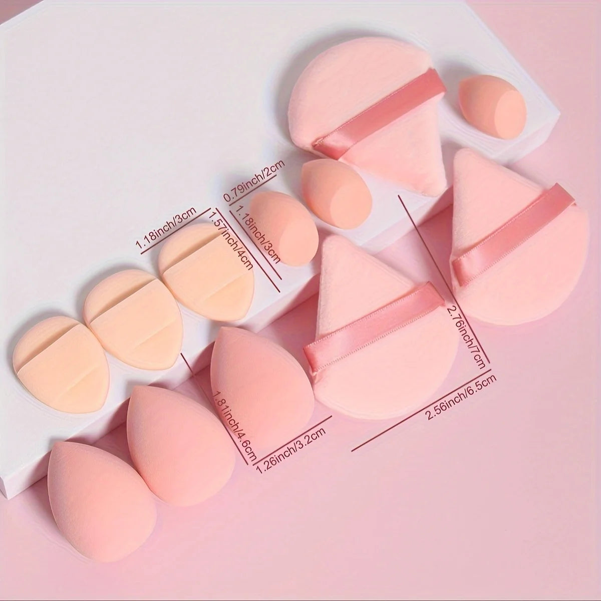 12-Piece All-Purpose Makeup Sponge Set