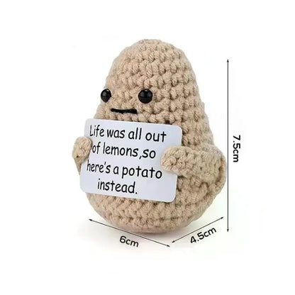 Positive Energy Potato Hug Pocket Plush