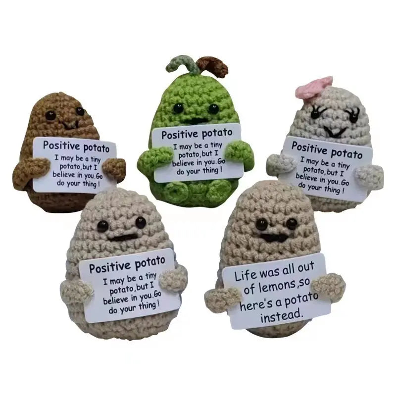 Positive Energy Potato Hug Pocket Plush