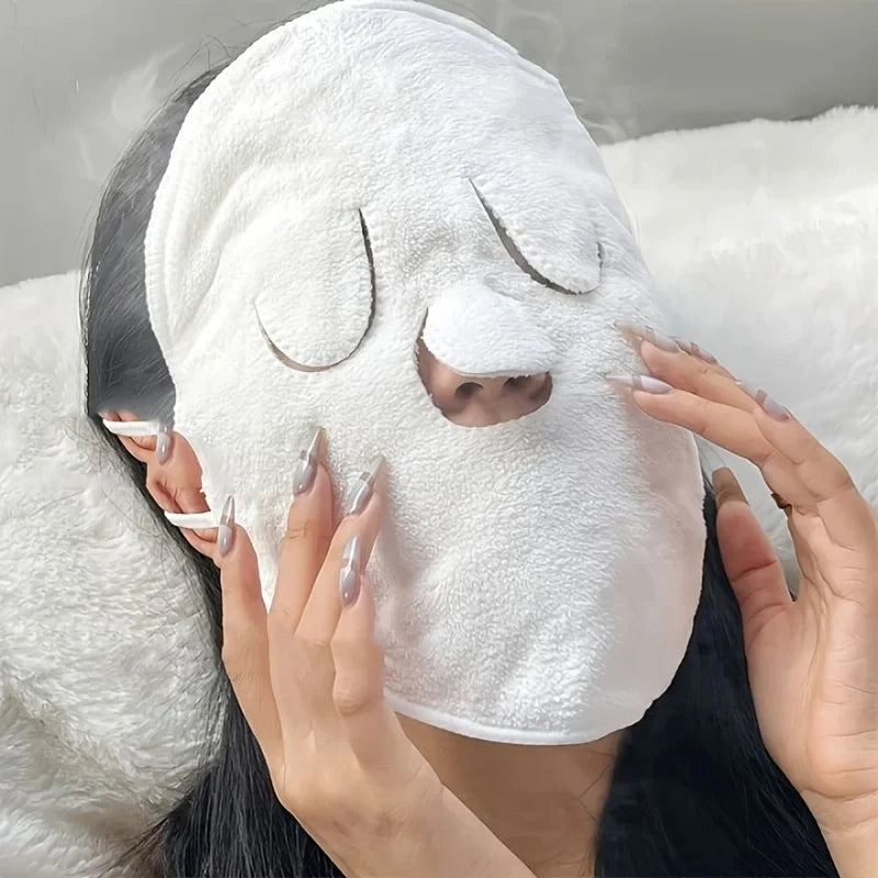 Reusable Hot and Cold Compress Face Towel Mask