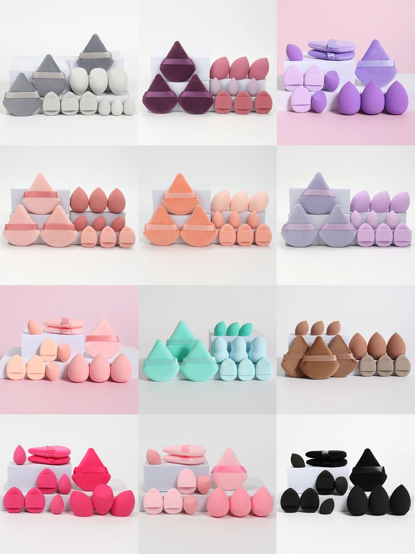 12-Piece All-Purpose Makeup Sponge Set