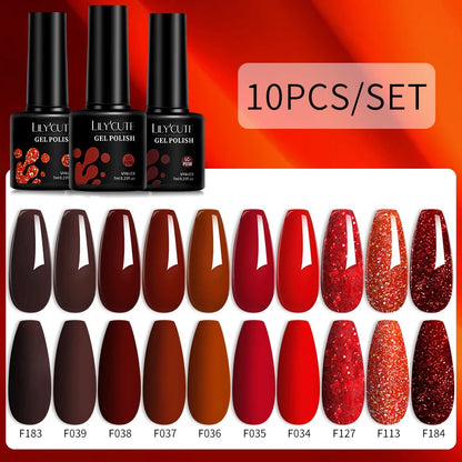 10PCS Gel Nail Polish Set