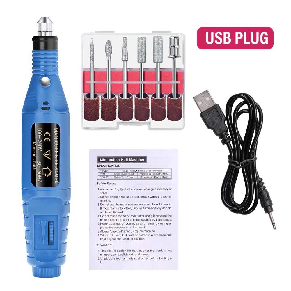 Electric Nail Drill Machine