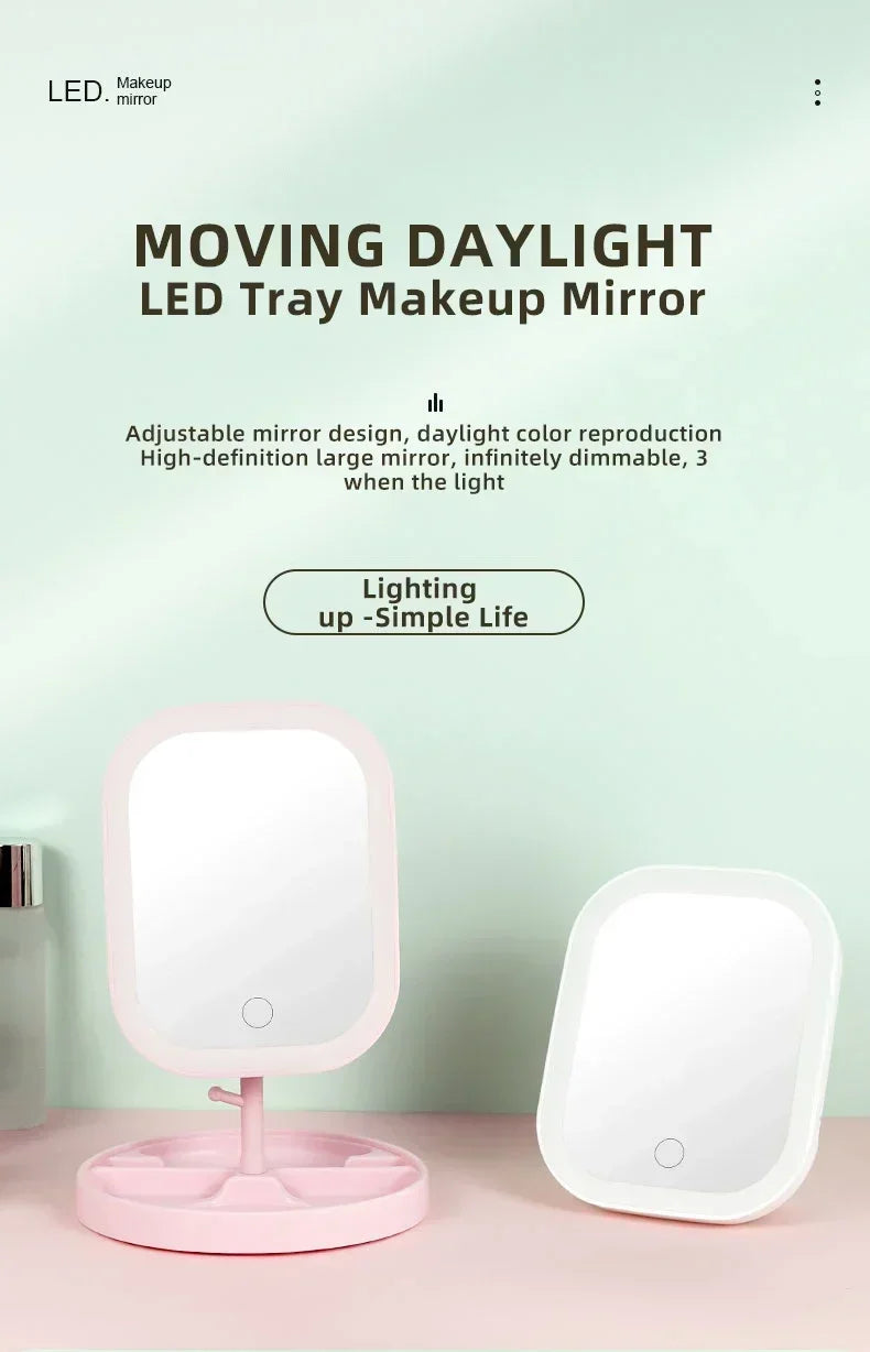 LED Intelligent Adjustable Vanity Mirror