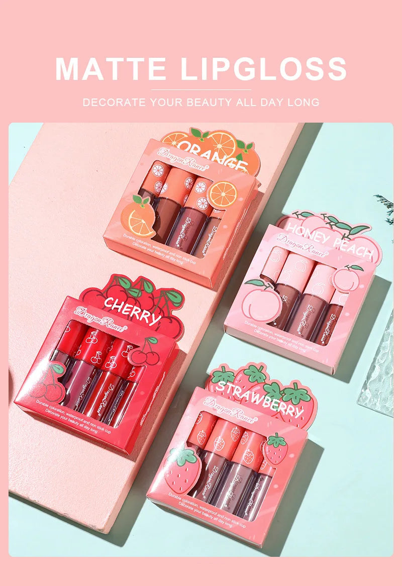 Mini Velvet Matte Lip Gloss Set