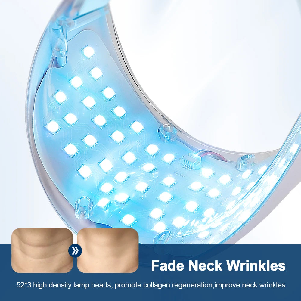 7 Colors LED Facial Mask with Neck