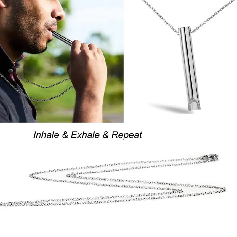 Breathing Anxiety Necklace