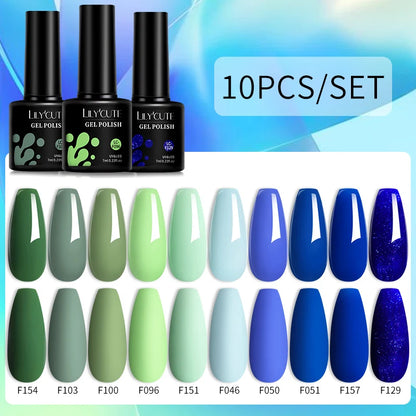 10PCS Gel Nail Polish Set