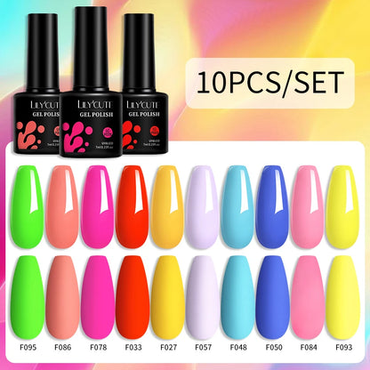 10PCS Gel Nail Polish Set