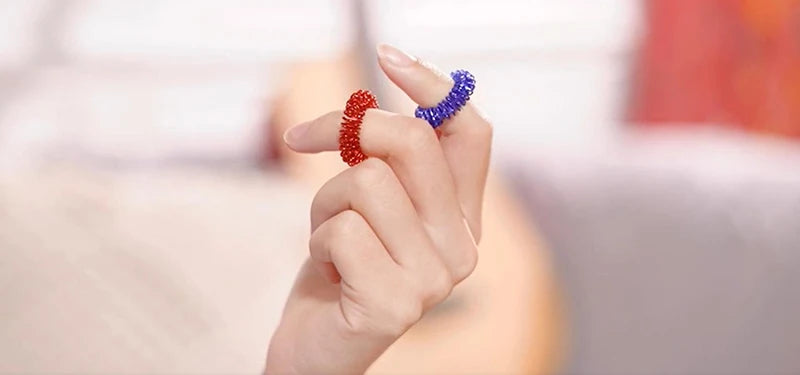 Acupressure Spiky Sensory Finger Rings