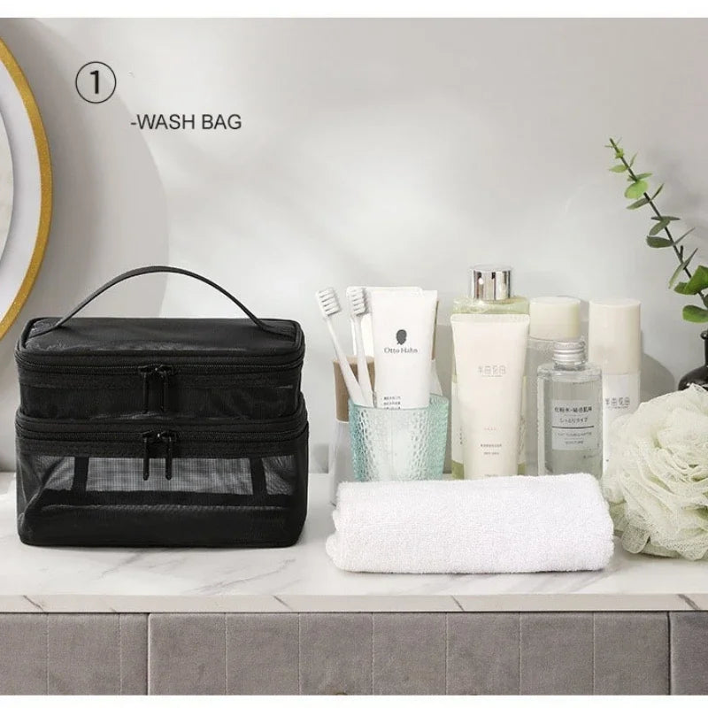 Travel Mesh Wash Storage Bag