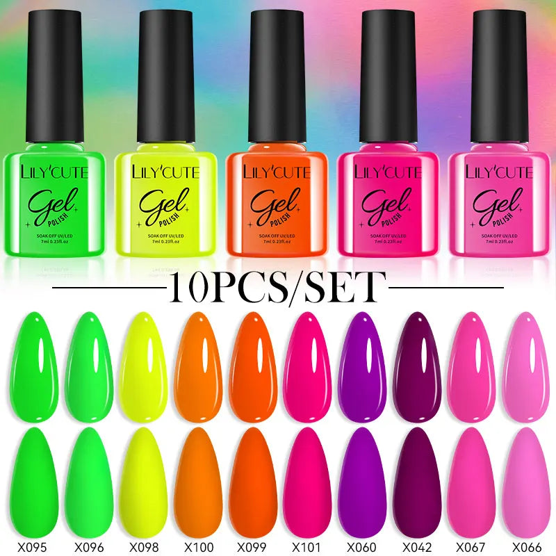 10PCS Gel Nail Polish Set