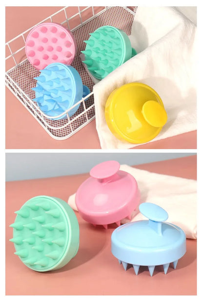 Silicone Shampoo Brush & Scalp Massager