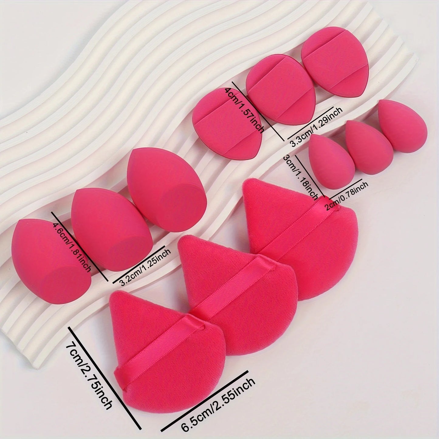 12-Piece All-Purpose Makeup Sponge Set