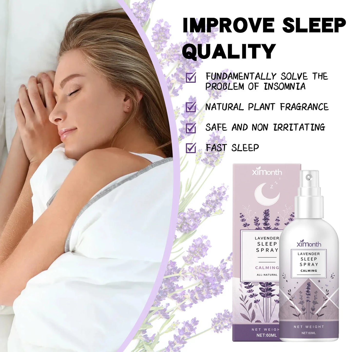 Aromatherapy Lavender Deep Sleep Pillow Spray