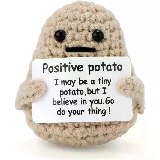 Positive Energy Potato Hug Pocket Plush