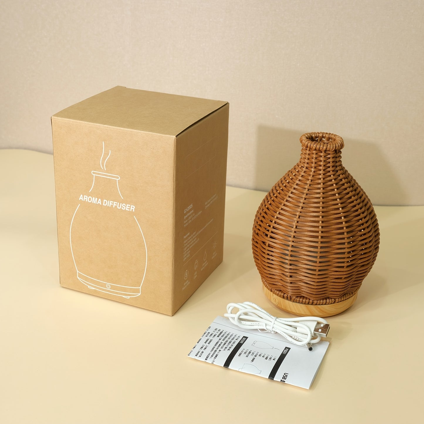 Rattan Look Essential Oil Diffuser